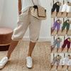 Pantaloncini Estivi da Donna Linea Running Allenamento Pantaloncini Larghi Pantaloni Cargo con Tasche