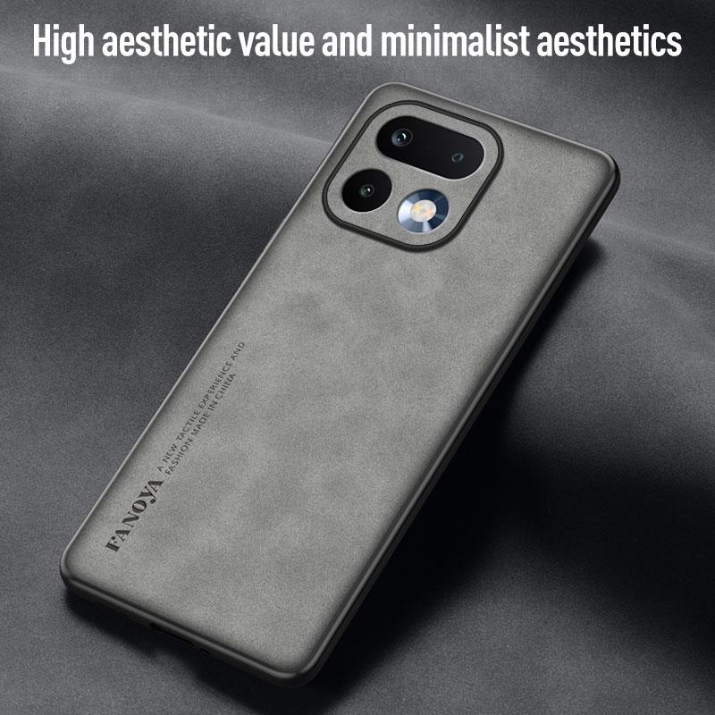 EUCAGR For Realme 16 Pro+ /Plus Realme16 Sheepskin PU Leather Shockproof Silicone Phone Cases For Realme 16Pro+ Back Cover Coque