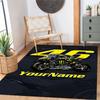 Doctor46 Personalized Name Area Rug Perfect For Dining Room Living Rooms Balcony Entryway Antislip Carpet Decorate Offices