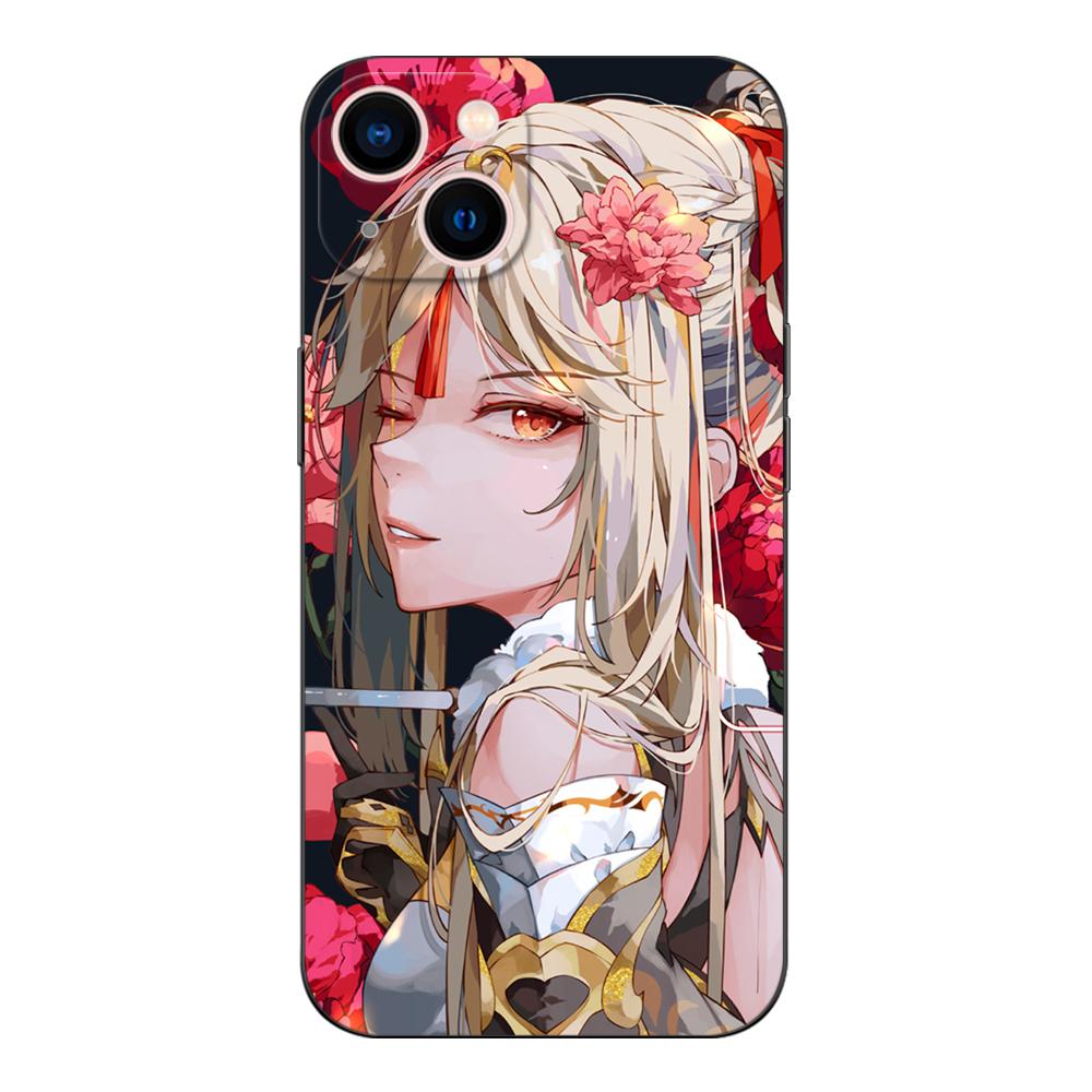 

Black Tpu Case For Vivo Y1S U10 S1 2019 PRO Z3i Z1 Z1i Z1X X50 Lite X60 X70 X21S 4G 5G 2020 Genshin impact Vivo X60 5G global