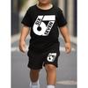 Grappige Kinder T-shirt en Korte Broek Set met Nummer 67 Print 11 Kleuren Zomer Huis Buiten Casual Outfit voor Jongen en Meisje T-shirt Sportset