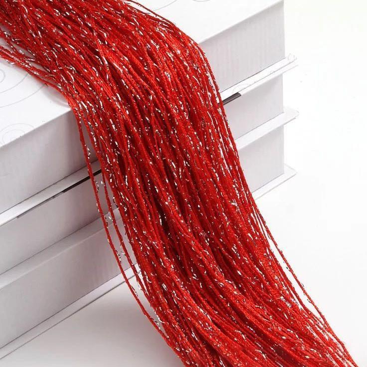 Glitter Door String Curtain Silver Ribbon Shiny Tassel Flash Line Curtain Valance for Window Room Home Decoration