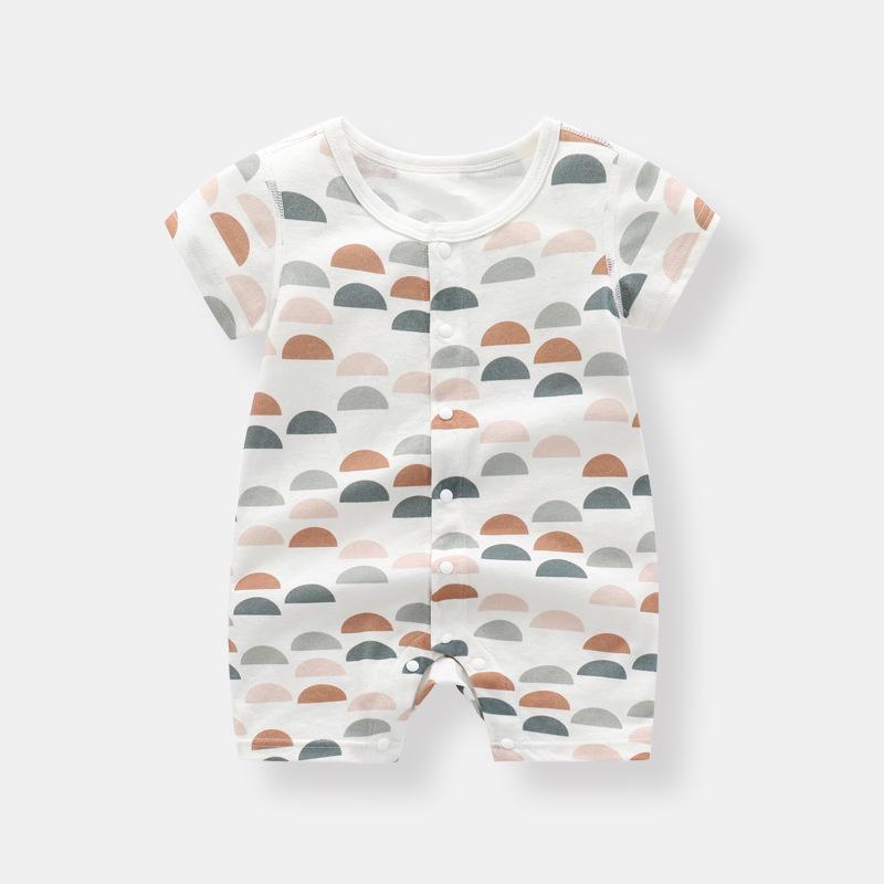 

Дитячий комбінезон з бамбукового волокна - з короткими рукавами, дихаюча, тонка піжама для новонароджених - ідеально підходить для літа, весни та осені 66 cm (10-13 jin)