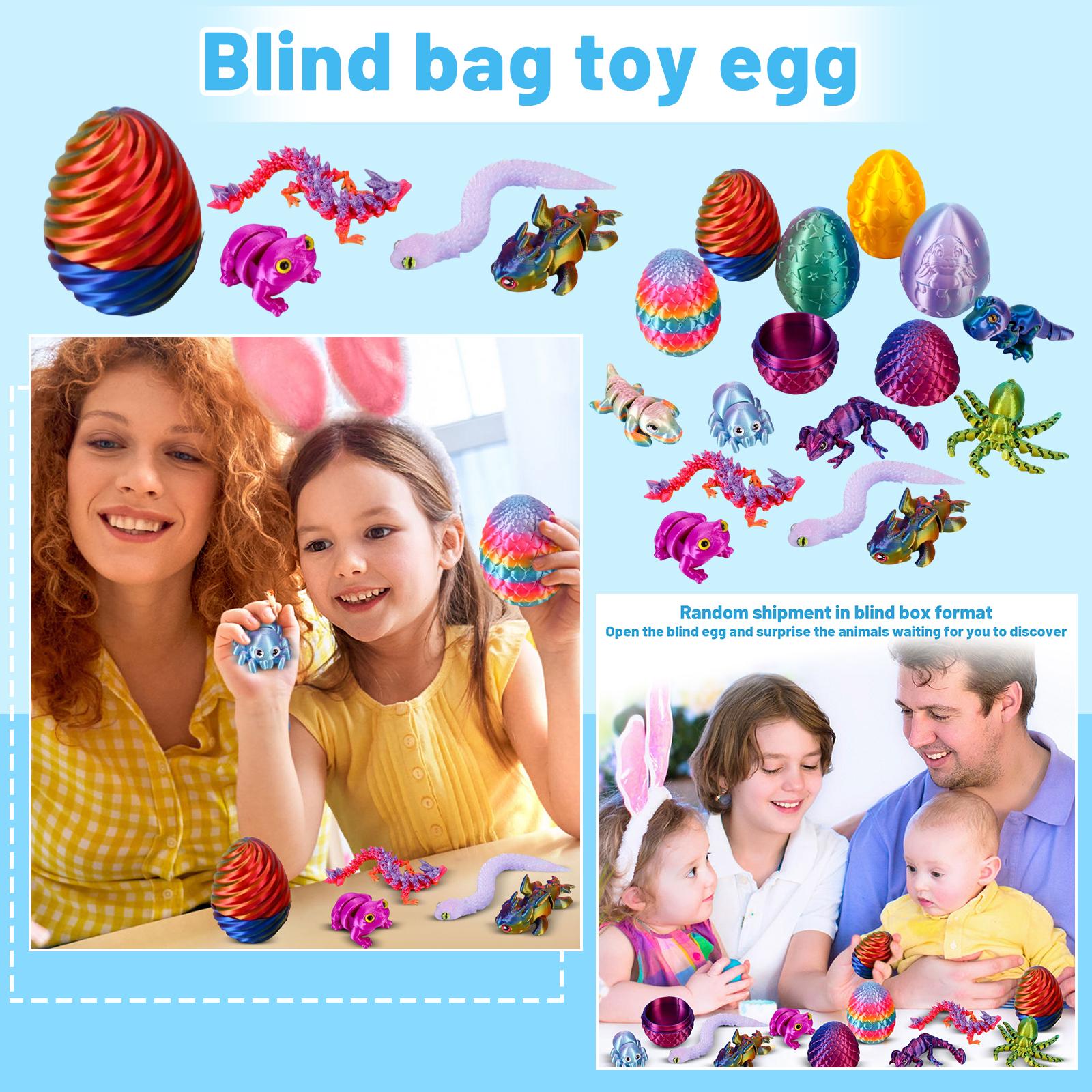 Blind Boxes, Blind Eggs, Children s Gifts, Fun Eggs, Toys, Twisted Eggs, Dinosaur Eggs, Blind Bags, Hole-punch Toys. One Size