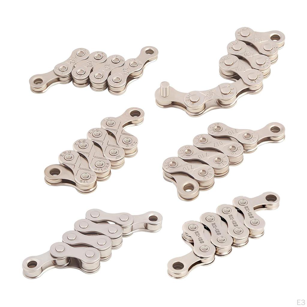 Carbon Steel 9 Single Bike Chain High Strength Road Mountain Folding Half Hollow Chains Replacement