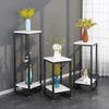 Nordic Flower Stand Iron Display Shelf Luxury Simple Modern Living Room Indoor Plant Rack Stand Storage Shelf