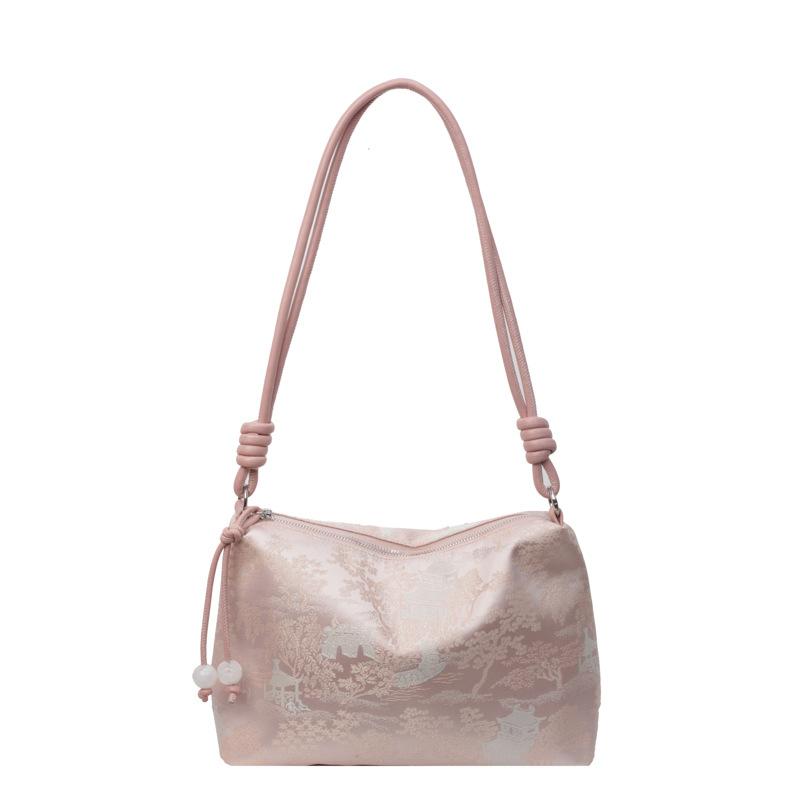 

Модная сумка Женская новая сумка-тоут Универсальная сумка через плечо розовый