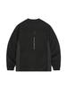 Jeimiweseuteu Lightweight Fleece Nylon Pocket Pullover (Black)