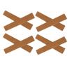 8PCS Archery Sticker Pad PU   Anti Slip Bow String Shock Absorbing Silencer Dampener for Recurve Bow
