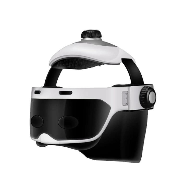 Automatic Scalp Massager Helmet for Migraine and Fatigue Relief, Sleep Aid, and Meridian Dredging.