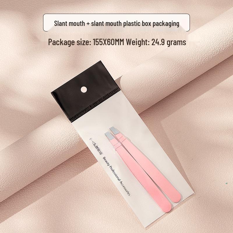 Stainless Steel 96-Piece Eyebrow & Beard Tweezers Set with Double Eyelid Stickers