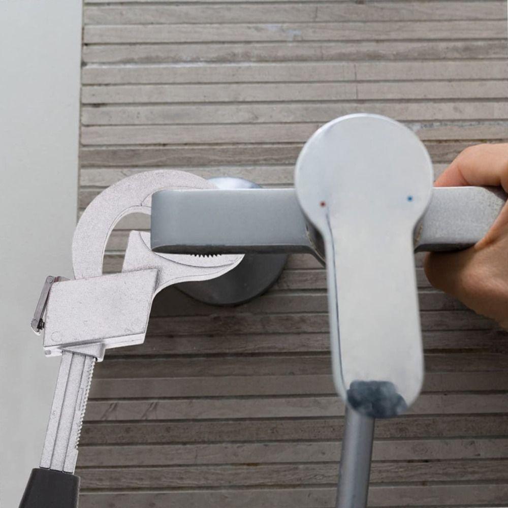Universal Adjustable Adjustable Wrench 80mm Size Plumbing Wrench Pipe Wrench Tight Spaces