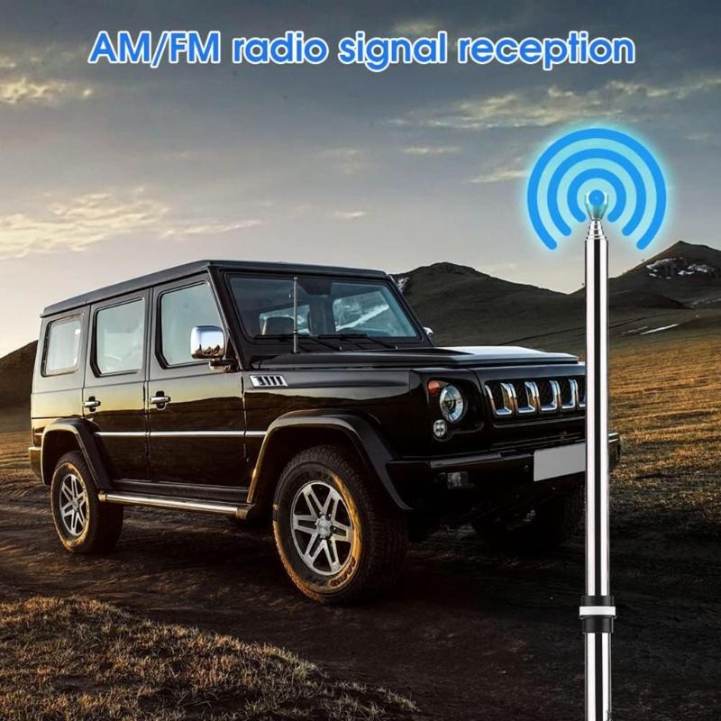 Upgraded Car Radio Antenna Power Antenna Aerial Mast Repalce 86337AF011 Enhances Your Listening Experice Used for Auto