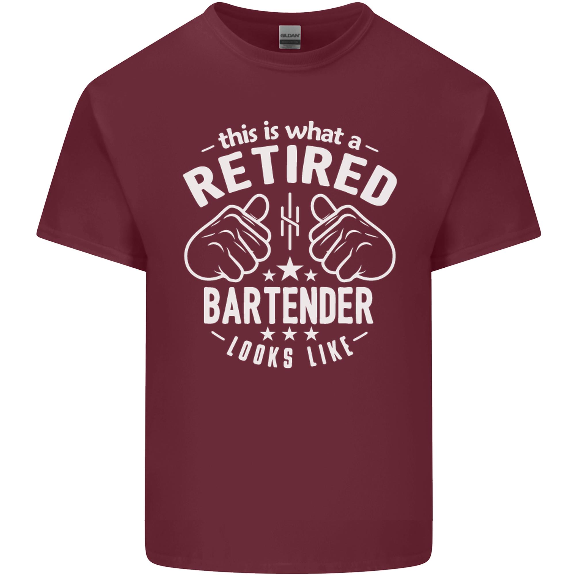 This Is What a Retired Bartender Looks Like Unisexs Light Cotton TShirt S