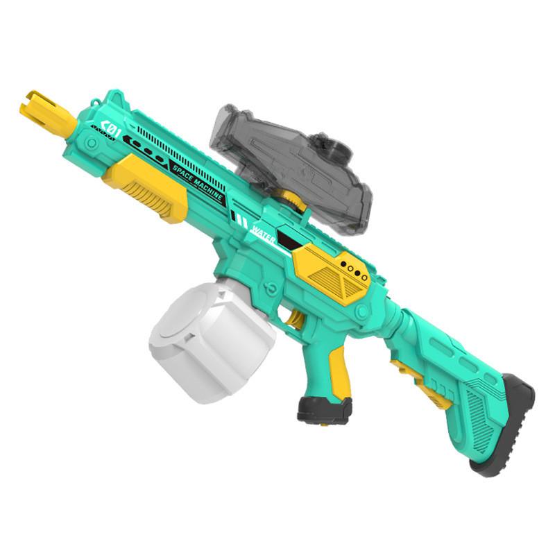 Large Capacity M416 Space Electric Water Gun With Self-absorbing Feature In Sky Blue