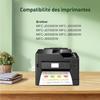Cartouches d'Imprimante - KINGJET - LC3219XL - 8 Pack - Compatible Brother - Noir &amp; Couleurs