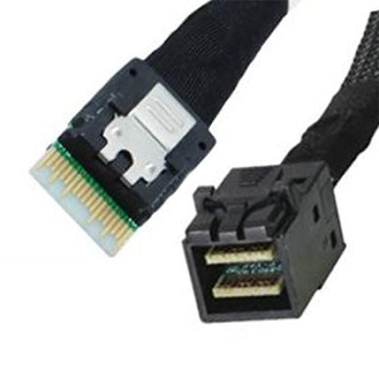 JsER Slimline SAS 4i 38pin Host To HD Mini SAS 4i 36pin Target Cable 50cm 4.0 SFF-8654 SFF-8643