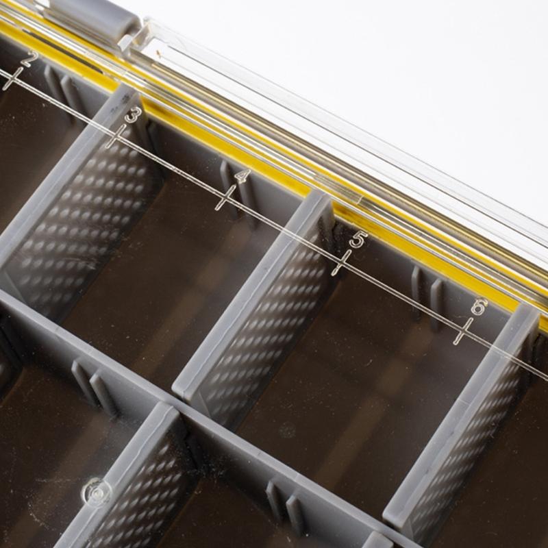 Waterproof Organizers Lure Baits Organizers Clear Lid Tray Box Baits Separator Fishing Tackle Box Storage Box Trays