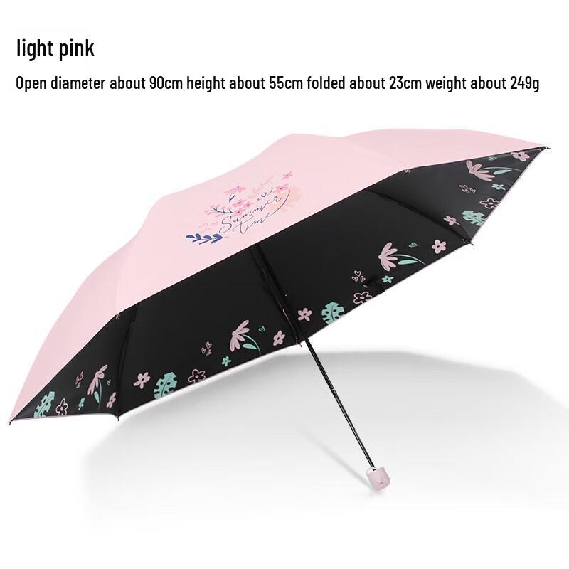 Paradise Compact UV Protection Three-Fold Umbrella