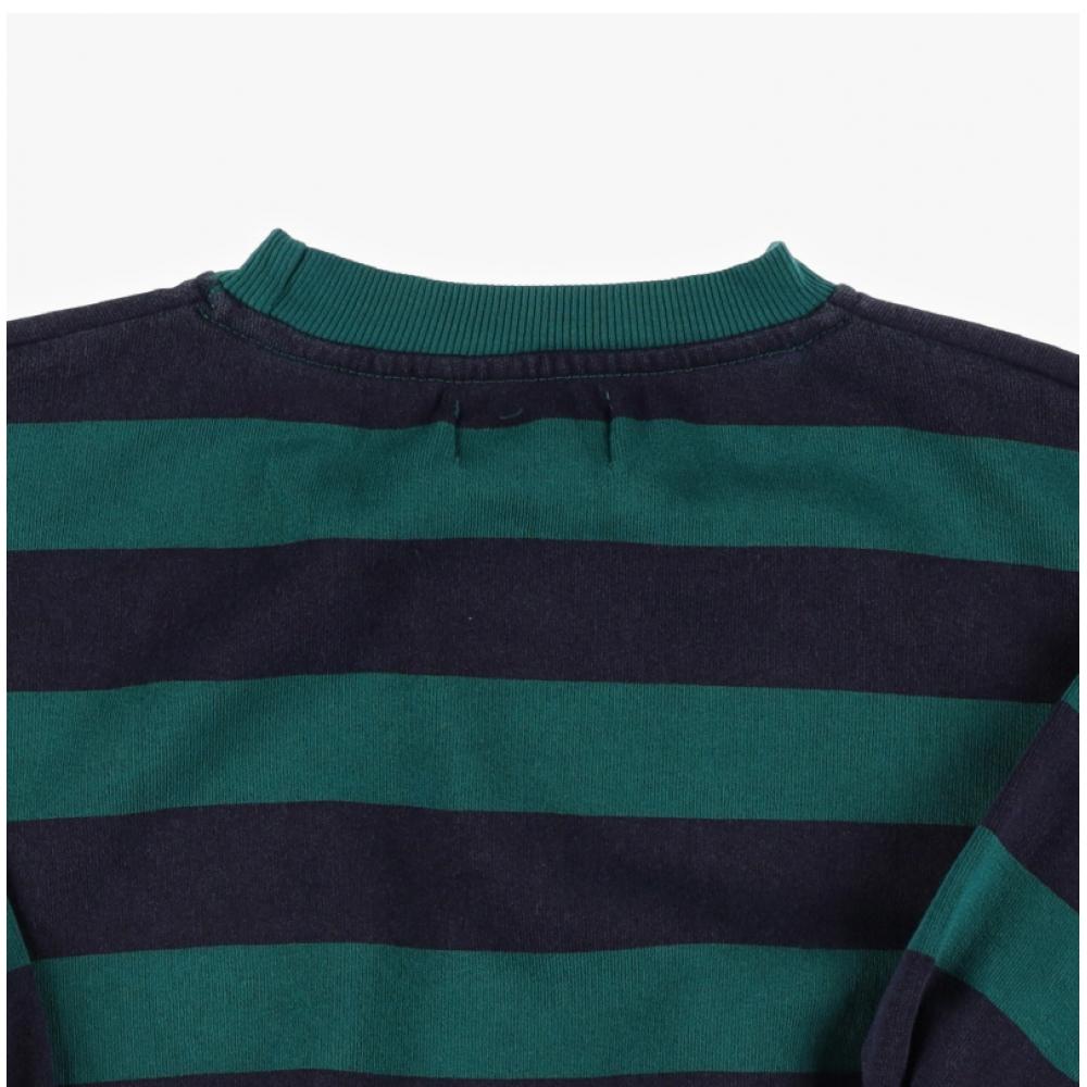 Boboshoz B224ac043 401 Circle Logo Stripe Kids Sweatshirt
