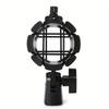 1pcs Microphone Stands Stabilized Shock MountsRadio Piggyback Microphone StandsHot ShoeDouble Cold Shoe Mounts