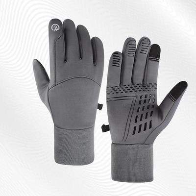 Herren- und Damen Outdoor Wandern Skifahren Rutschfest Touchscreen Winddicht Wasserdicht Fleecegefüttert Warme Handschuhe
