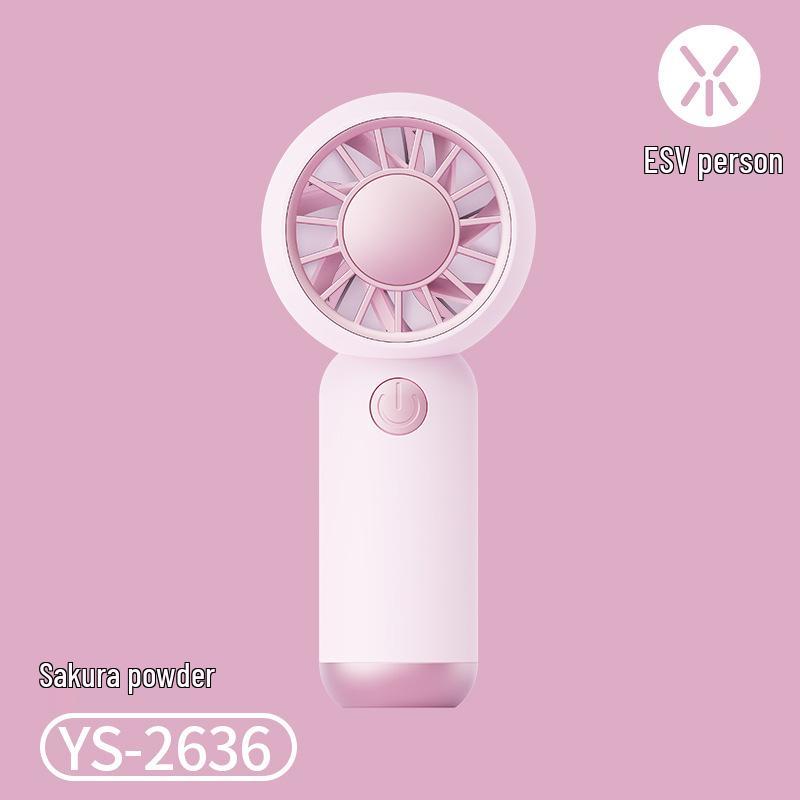 Mini Handheld USB Rechargeable Silent Fan - Perfect Portable Gift for Kids with Optional Custom Logo