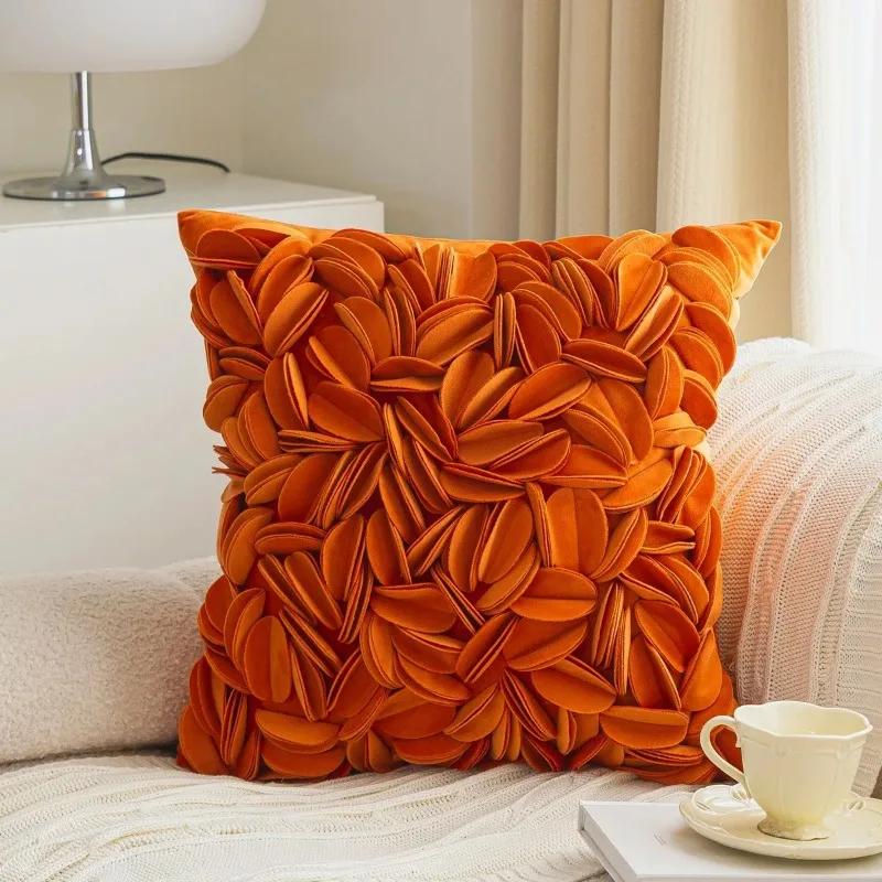 45x45 см30x50 см геометрические жаккардовые плюшевые наволочки для дивана-кровати дивана фермерского дома нейтральный однотонный мягкий чехол для подушки 2390₽