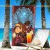 Gravity Falls Print Beach Towel Design, Soft, Lightweight. for Home Bathroom, Spa, Pool, Yoga, Surfing, Camping, Gift for Family, Friend