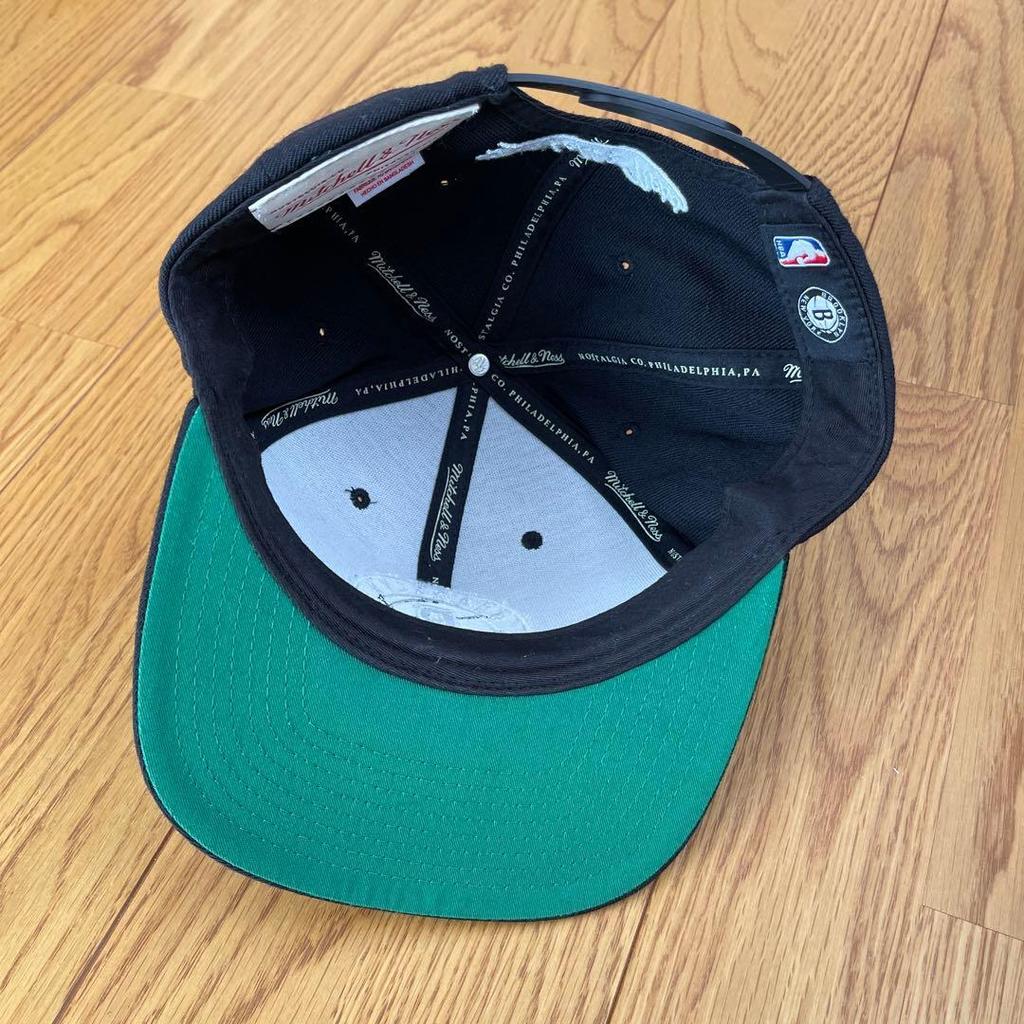 Used Mitchell & Ness Brooklyn NY Black Cap