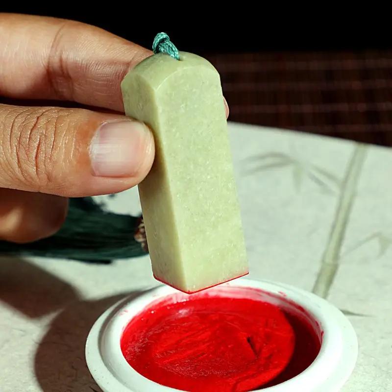 Name Customized Stamps Qingtian Stone Seal Student Calligraphy Chinese Painting Ancient Style Carve Personalized Stamp Sellos