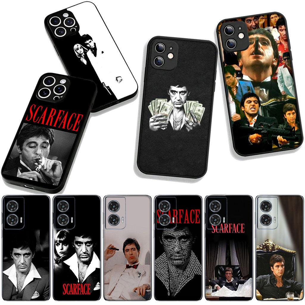 For Samsung Galaxy S25 S24 S22 S23 FE Ultra Plus A56 A05 A06 A15 A16 A55 S7 Edge Case S-Scarfaces Al Pacinos Tonys Montanas