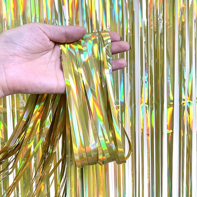 1x2m Tinsel Curtain for Birthday, Wedding, or Bridal Room Decoration