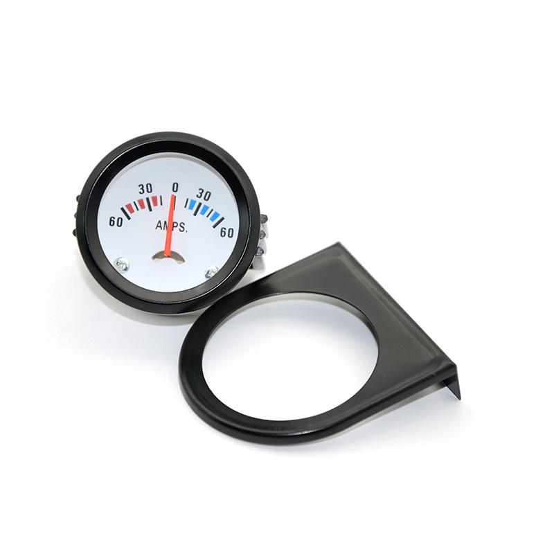 2" 52 MM White Face Water temp/ Oil temp /Oil press psi/ Oil press kg /Volt /Ammeter /Fuel level (without float) Gauge car meter