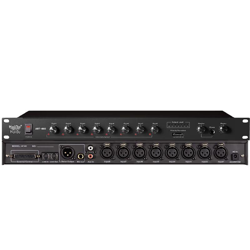 HuiDu ART-880 Professional 8-Channel Mixer (CN Version)