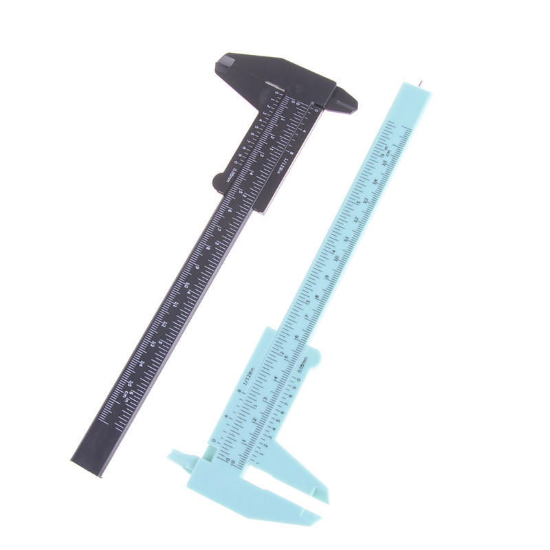 1Pc 6 Inch 150Mm Plastic Vernier Caliper Sliding Gauge Ruler Jewelry Measuring