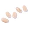 Pure Beige Gel Nails