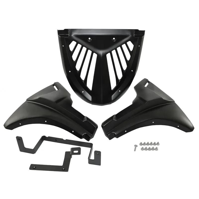 Engine Lower Spoiler Belly Pan Fairing Mounting Bracket For Honda Rebel 500 CMX500 2017 2018 2019 2020 2021 2022 2023 чёрный