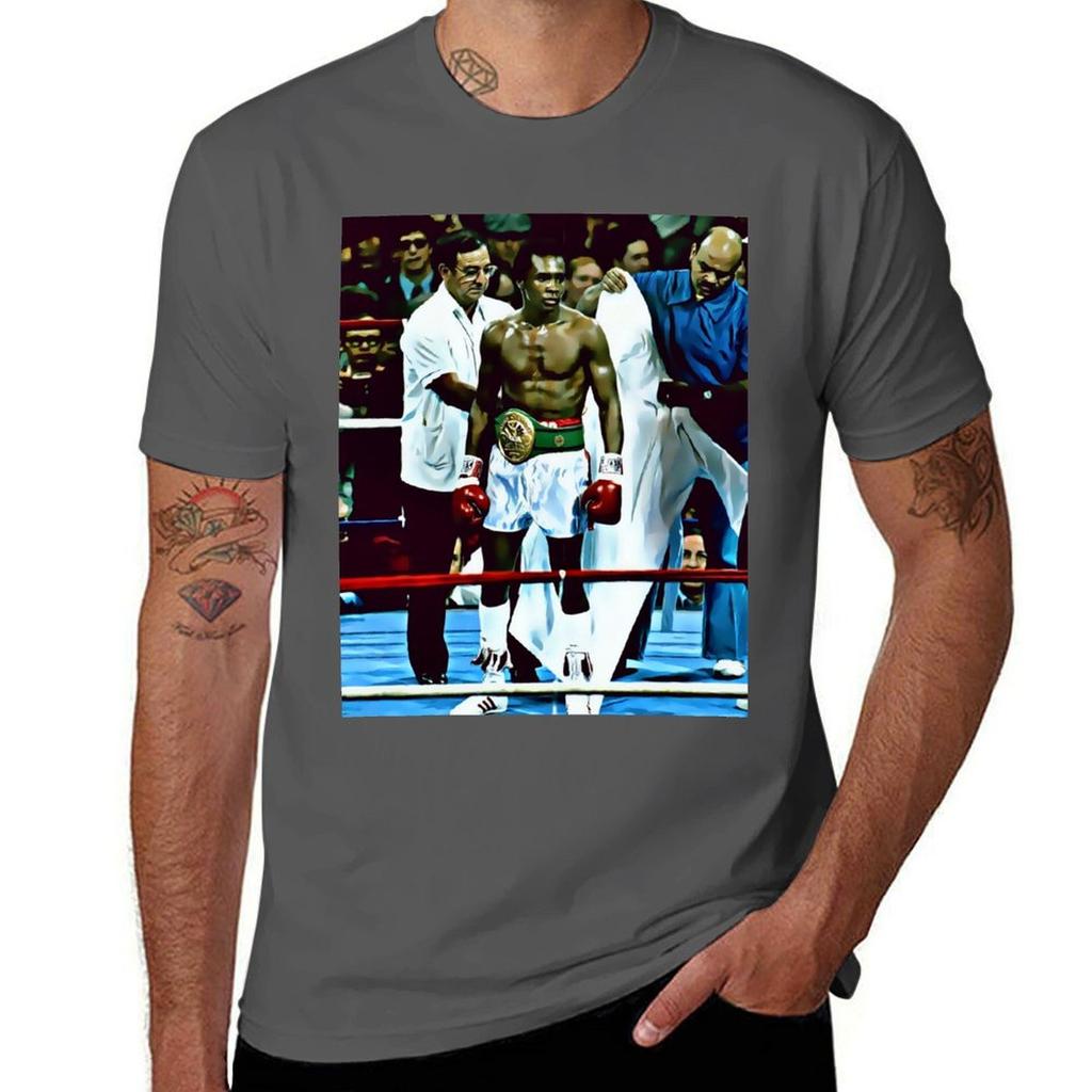 Sugar Ray Leonard Tshirt Work Style Casual Tshirt