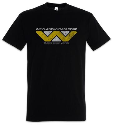T-SHIRT WEYLAND YUTANI CORP Prometheus USCSS Nostromo Logo Alieno Corperation