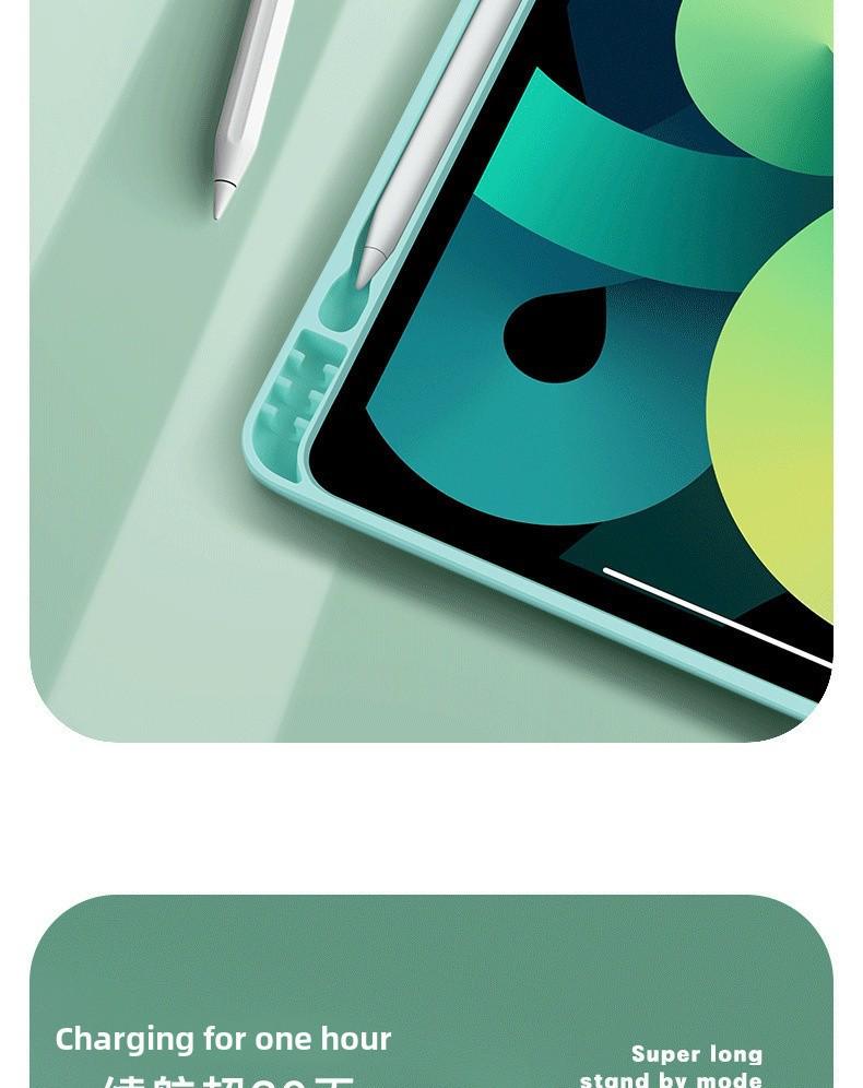 Schutzhülle mit magnetischer Bluetooth-Tastatur für iPad Air 5 & 9. Generation, sturzsicher, umfassend