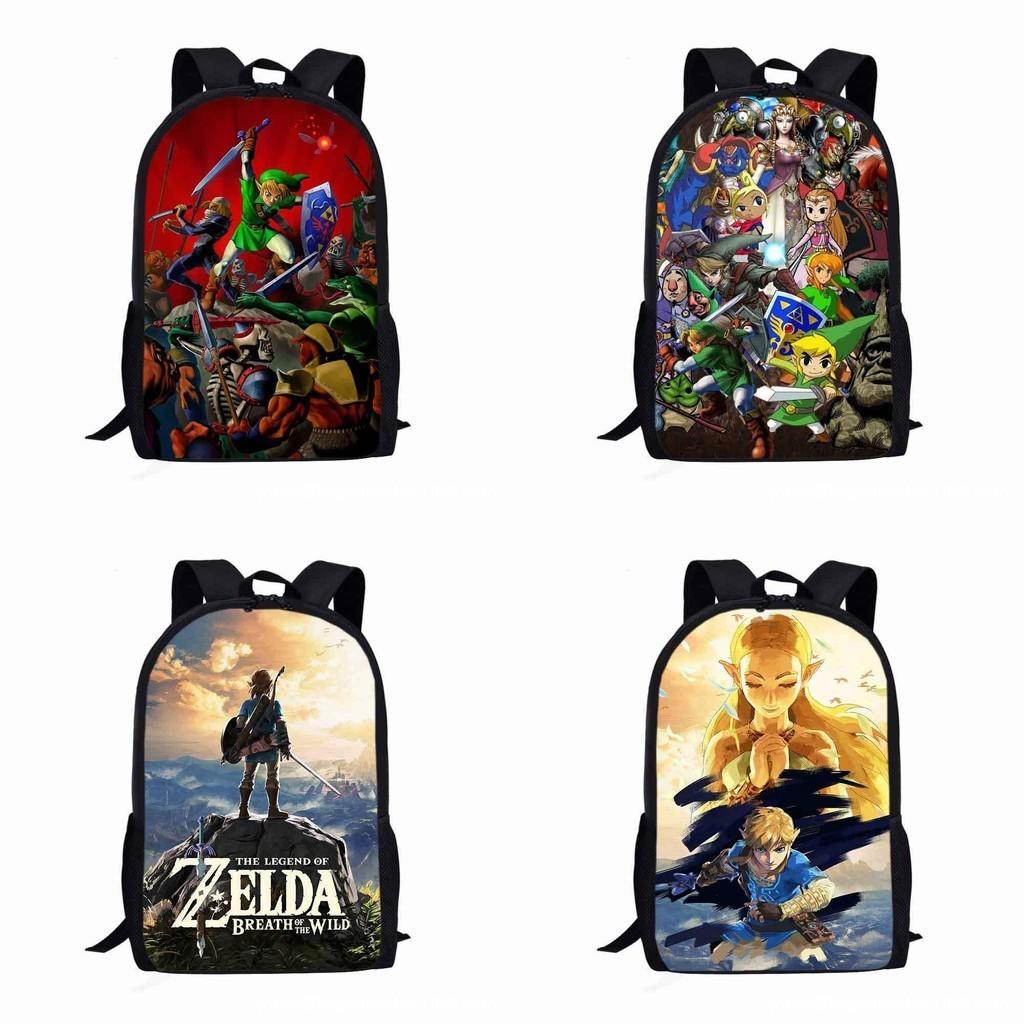The Legend Of Zelda Student Backpack Durable Waterproof And Trendy For Kids