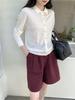 Women's 100% Wool Machine-Washable Cardigan: Fine-Spun Lapel Base Layer for Autumn/Winter