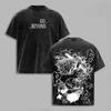 Katsuki Bakugo Graphic T-shirt My Hero Academia Anime Vintage Washed Oversized T Shirt Men Women Clothes Cotton Short Sleeve Tee