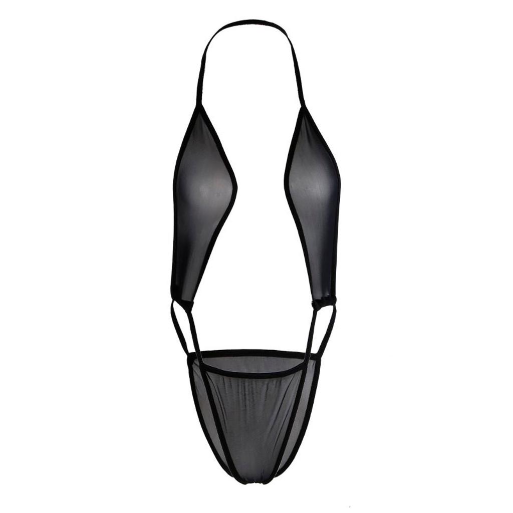 Women  Swimsuit High Cut Monokini Backless Bikini Swimwear Underwear