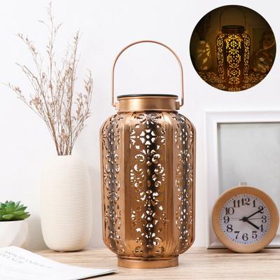 LED Solar Light Candle Lantern Waterproof Outdoor Garden Patio Tree Hanging Lamp