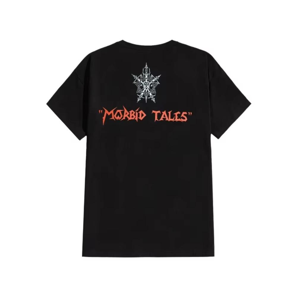

Summer Celtic Frost Morbid Tales Peripheral Pattern Printing Summer Luxury Brand Men s and Women s T-Shirts Short Sleeves XXXXXL чёрный