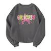 Children's Fashionable Lightweight Long-sleeved Round Neck Pullover With Pockets Printed Pullover