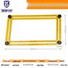 ABS Multi-Angle Folding Ruler: Four-Sided, Multi-Functional, Movable Measuring Tool