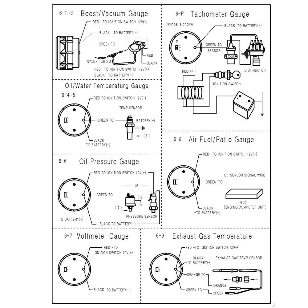 Vehicle Meter 20~150 ℃ Digital Oil Temp Gauge 2'' 52mm Oil Temperature Meter with Sensor 1/8NPT for Universal 12V Racing Car